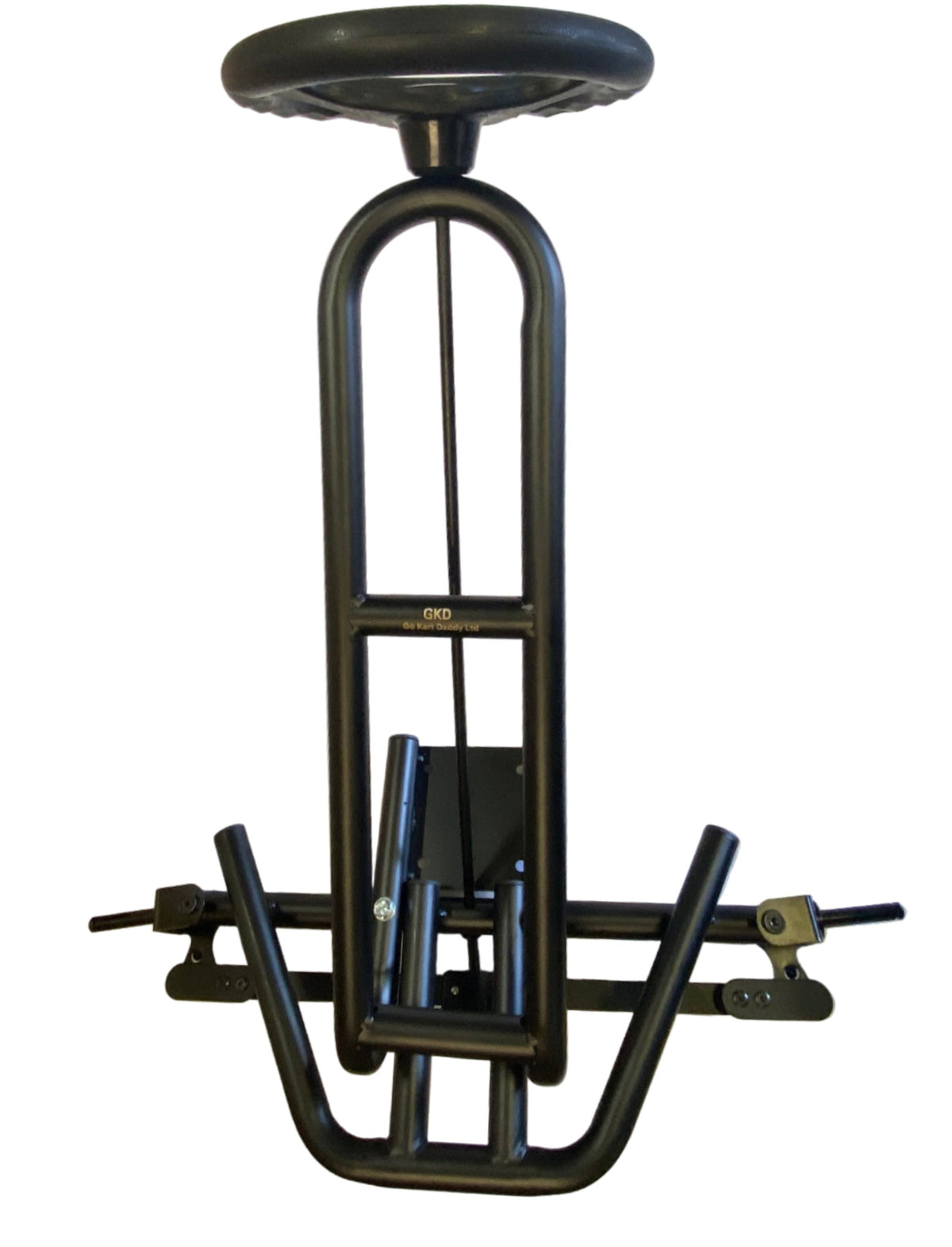 Front Steering Kit + 12" Red Alloy Wheels & Rear Axle