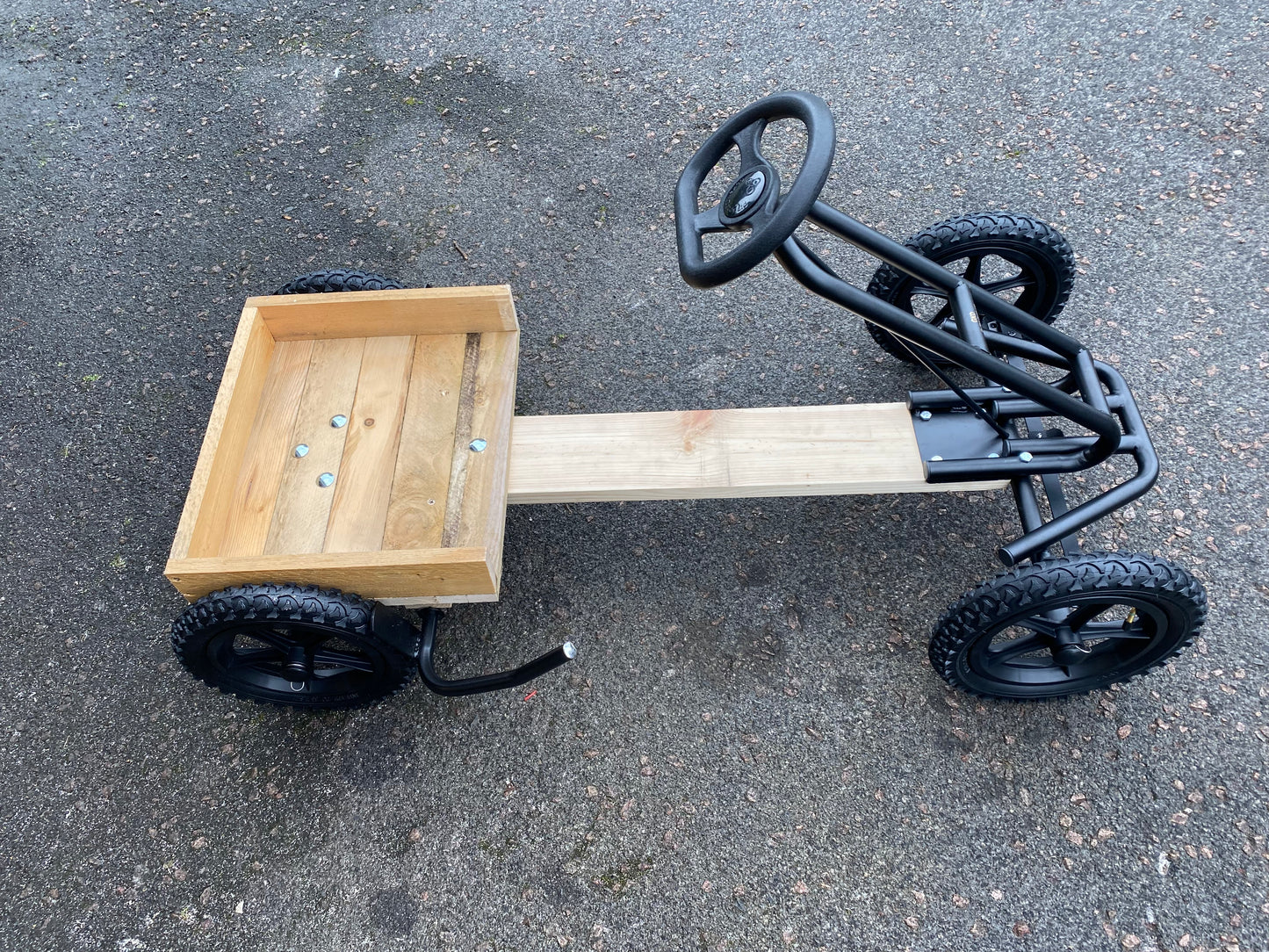 Front Steering Kit + 12" Wheels & Rear Axle