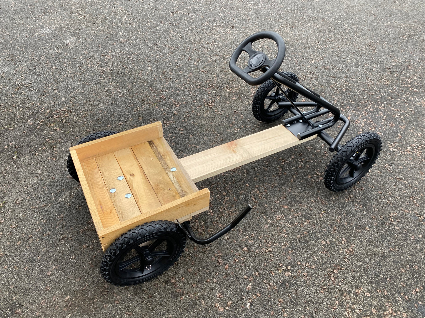 Front Steering Kit + 12" Wheels & Rear Axle