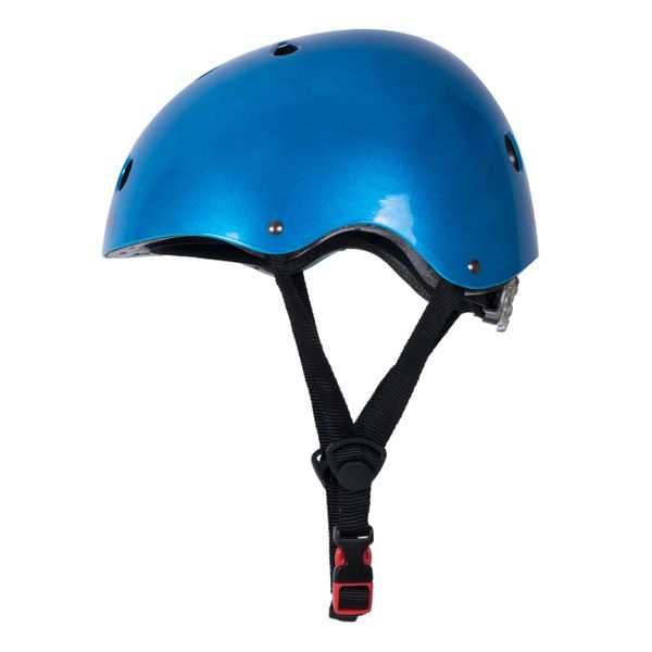 Metallic Blue Kids Bike Helmet