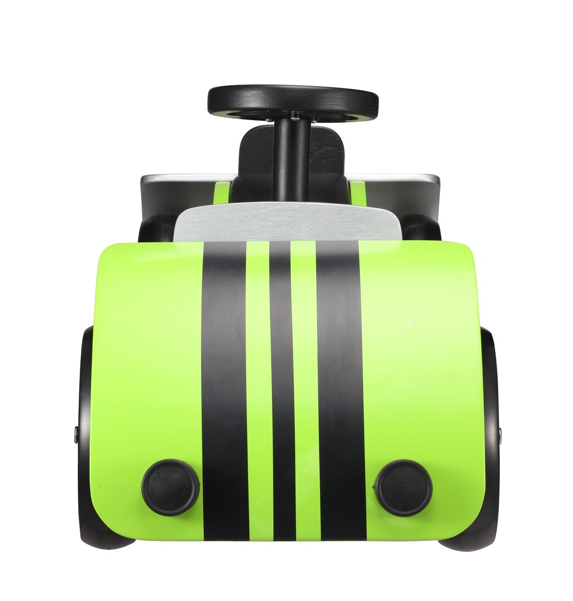 BIKESTAR Green Wooden Ride-On Race Car for Ages 2–5