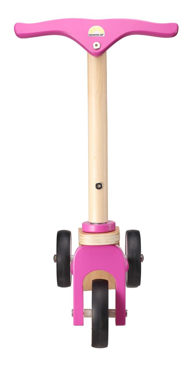 Berry Pink Wooden Scooter