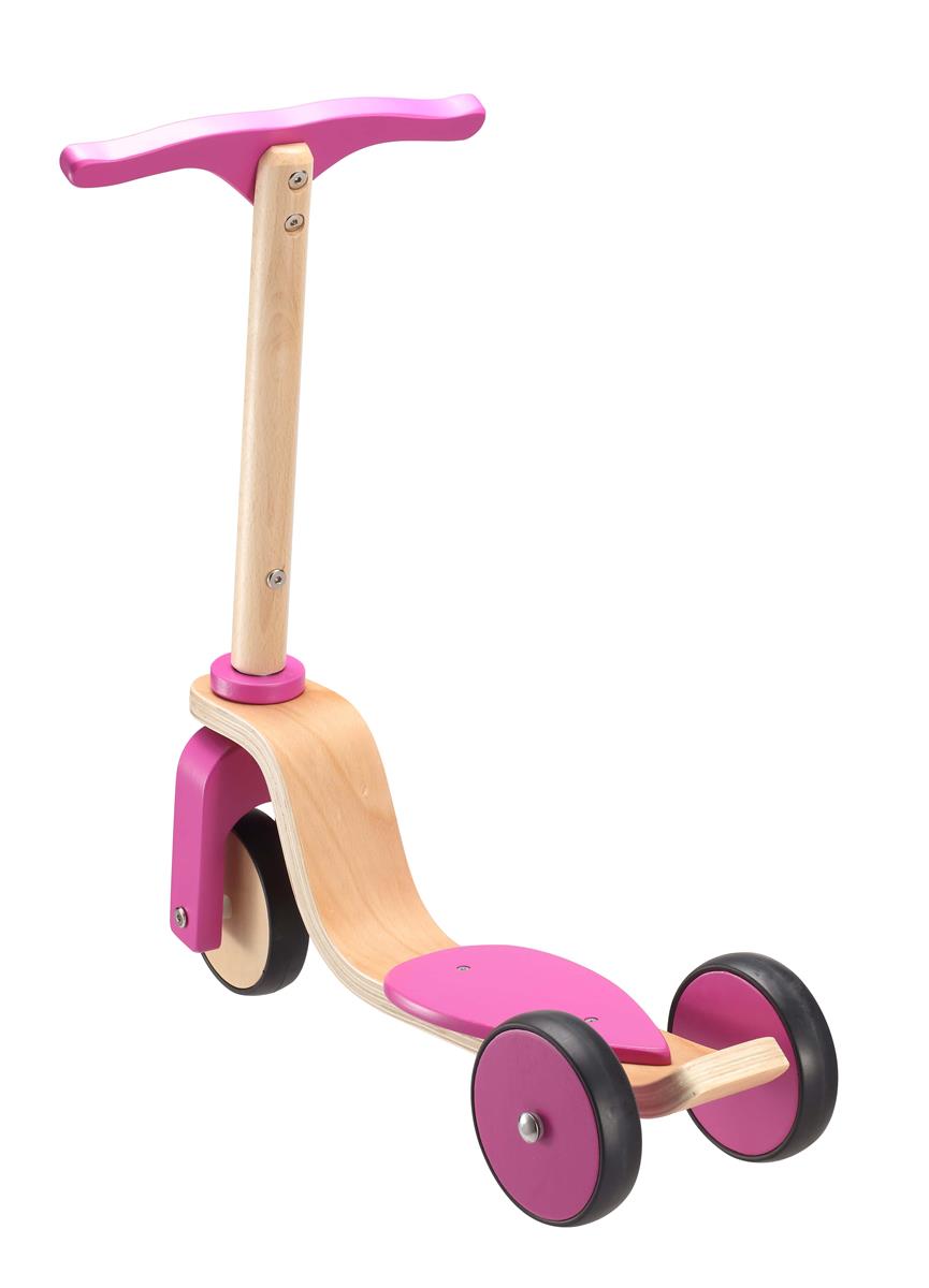 Berry Pink Wooden Tricycle