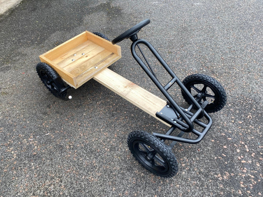 Go Kart Built with Bolt on Steering Wheel