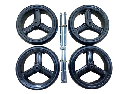 18cm Wheel & Stub Axle Set