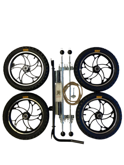 14" Alloy Go Kart Wheels & Axle Set