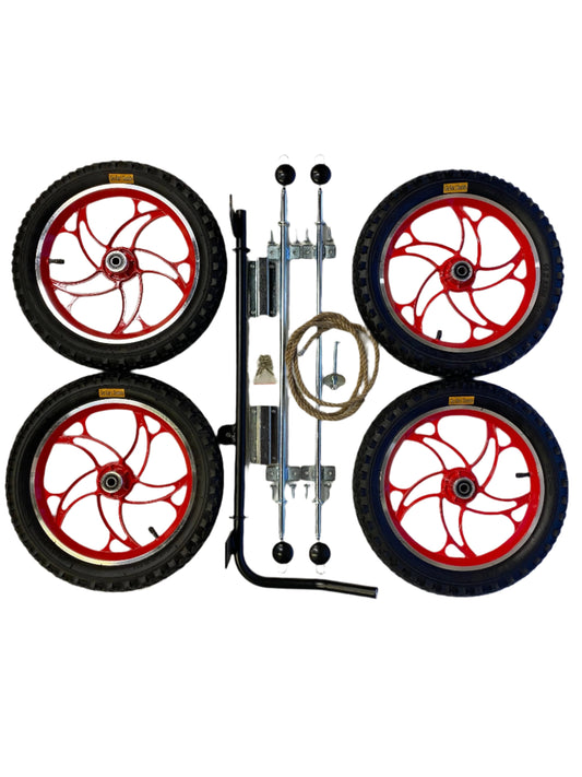 14" Alloy Go Kart Wheels & Axle Set