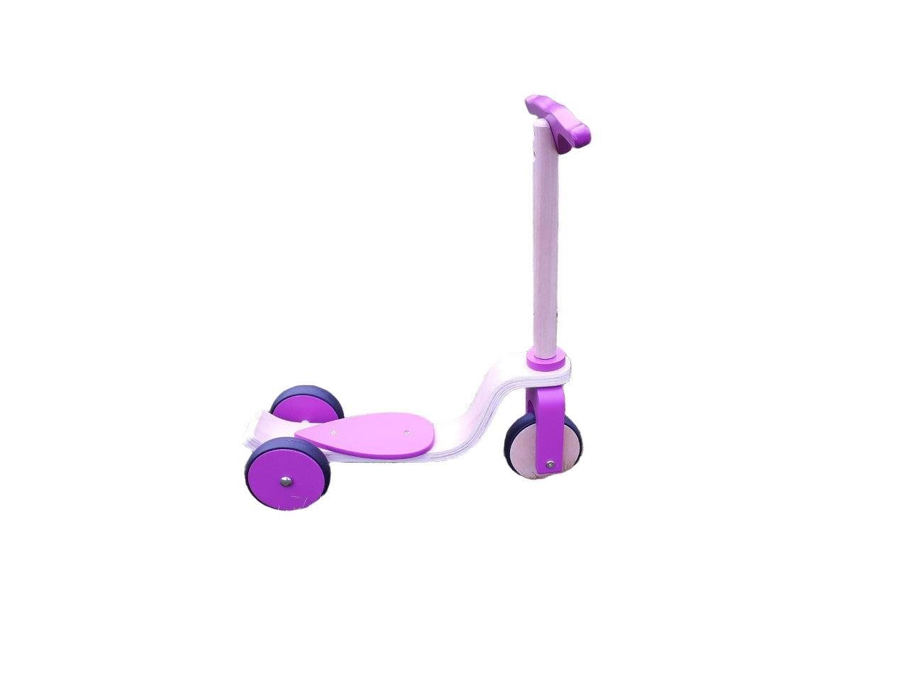 Berry Pink Wooden Scooter